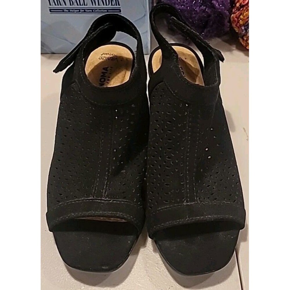 Sonoma Black Ortholite Booties, Size 7 1/2 M